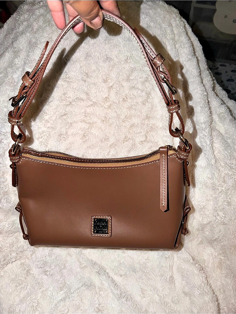Dooney & Bourke Penrose Hobo 25 Brown Shoulder Bag